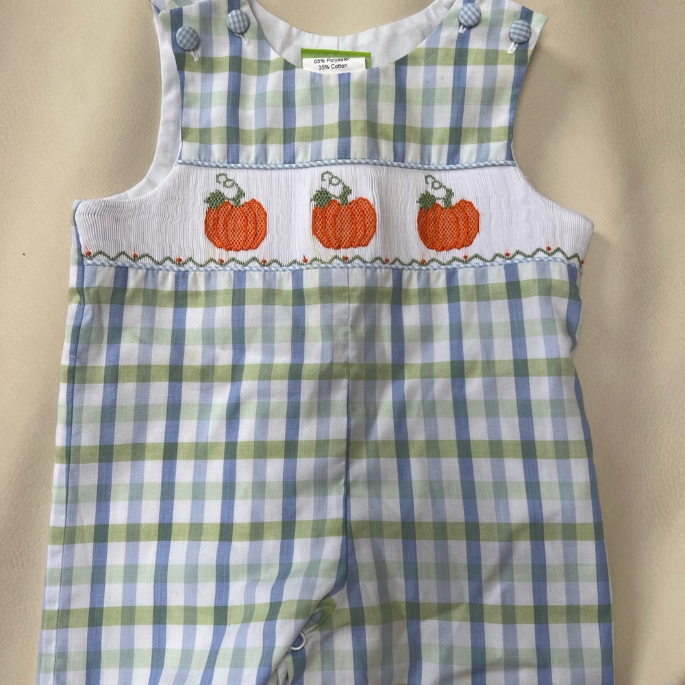 Classic whimsey with Pumpkin smocked